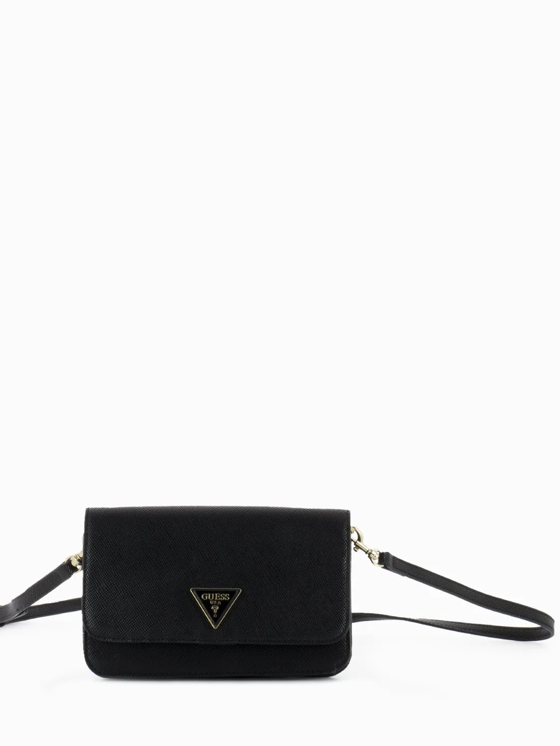 Maxi portafoglio a tracolla Noelle mini black