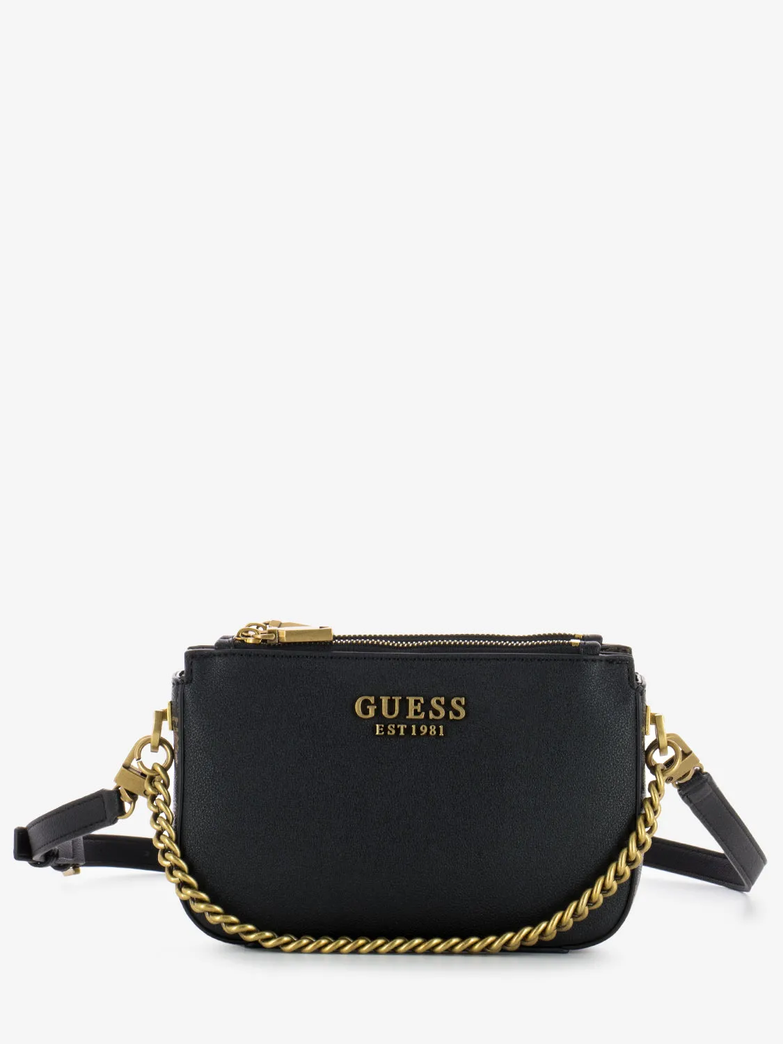 Mini borsa tracolla Fynna Girlfriend Carryall logo  black / mocha