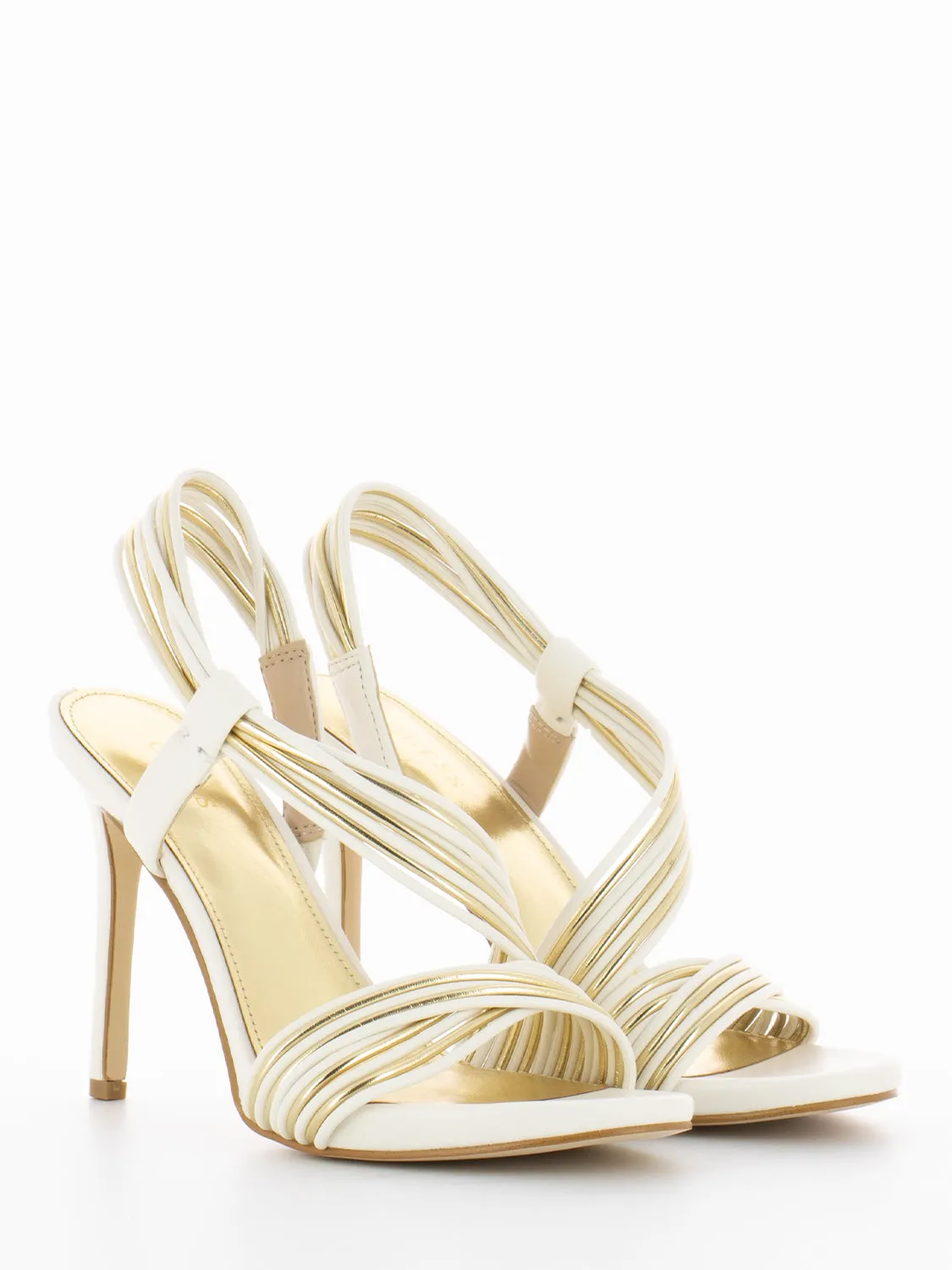 Sandali Falze white / platino