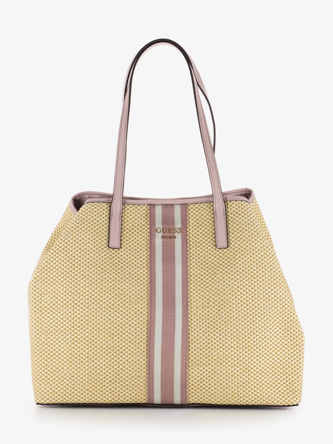 Shopper Vikky in raffia rose