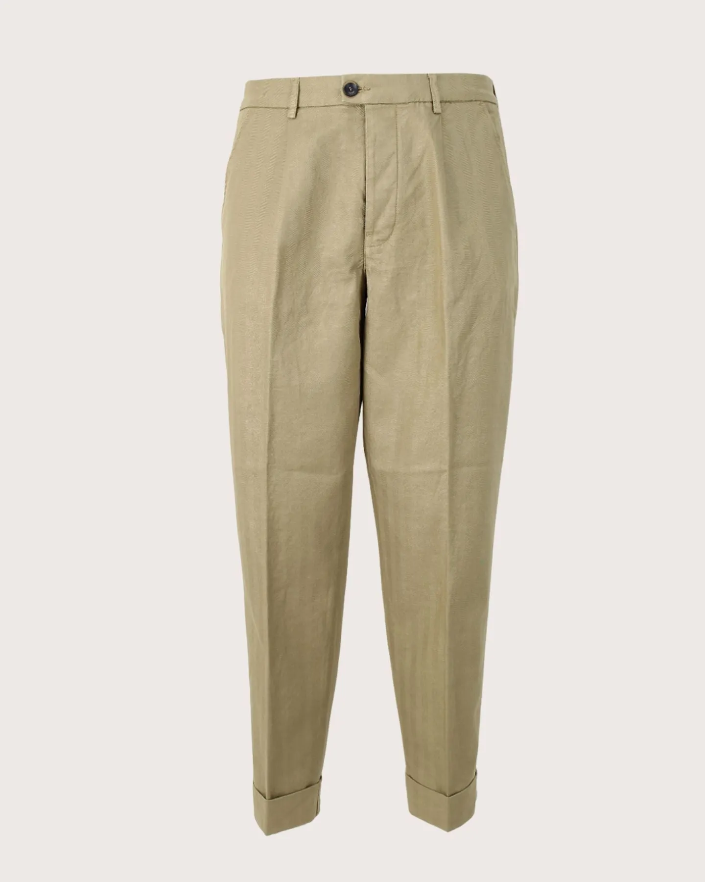 Re Hash Pantalone Santos in lino e cotone