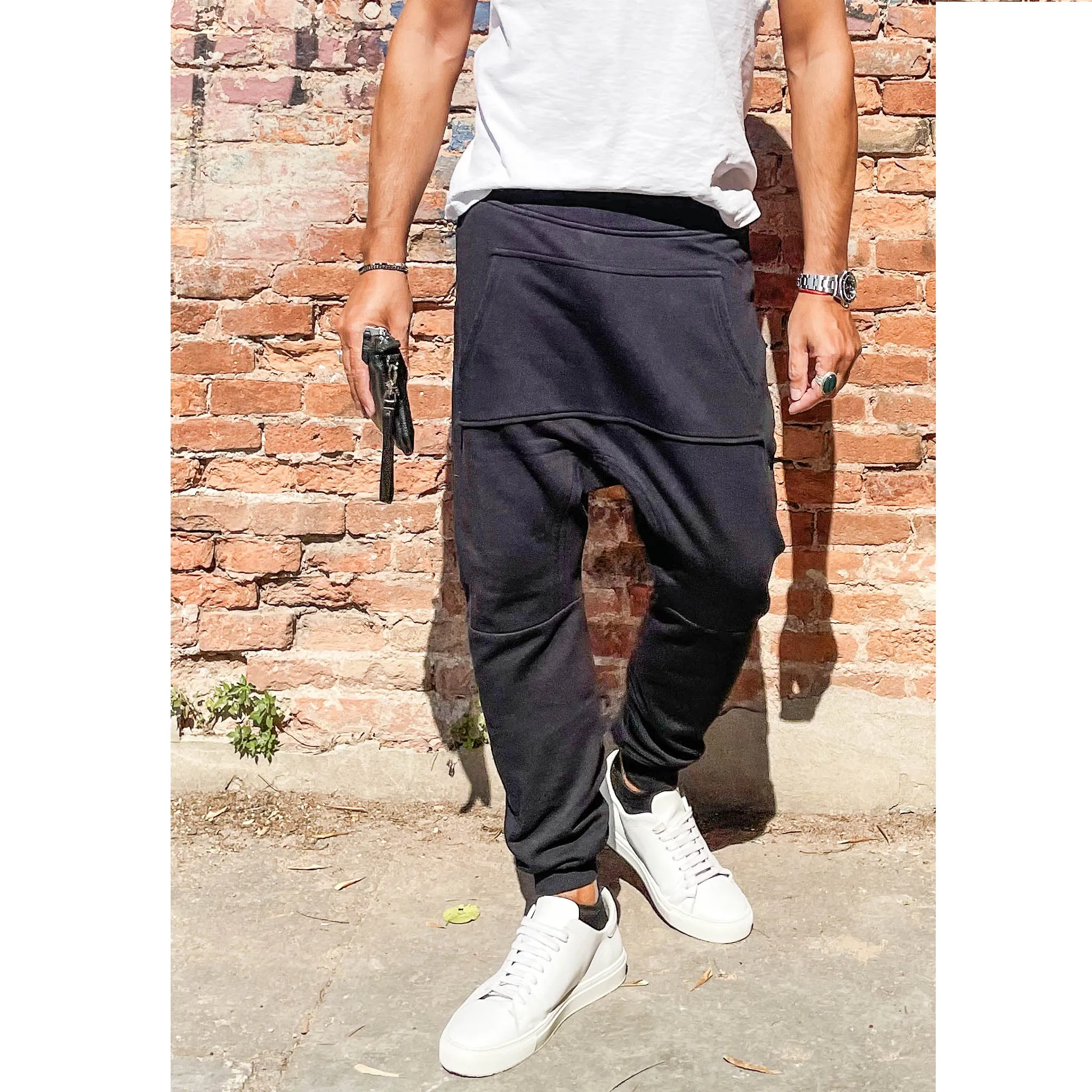 GUN / MEN- hiver - Pantalone in felpa garzata ( felpa pesante invernale )