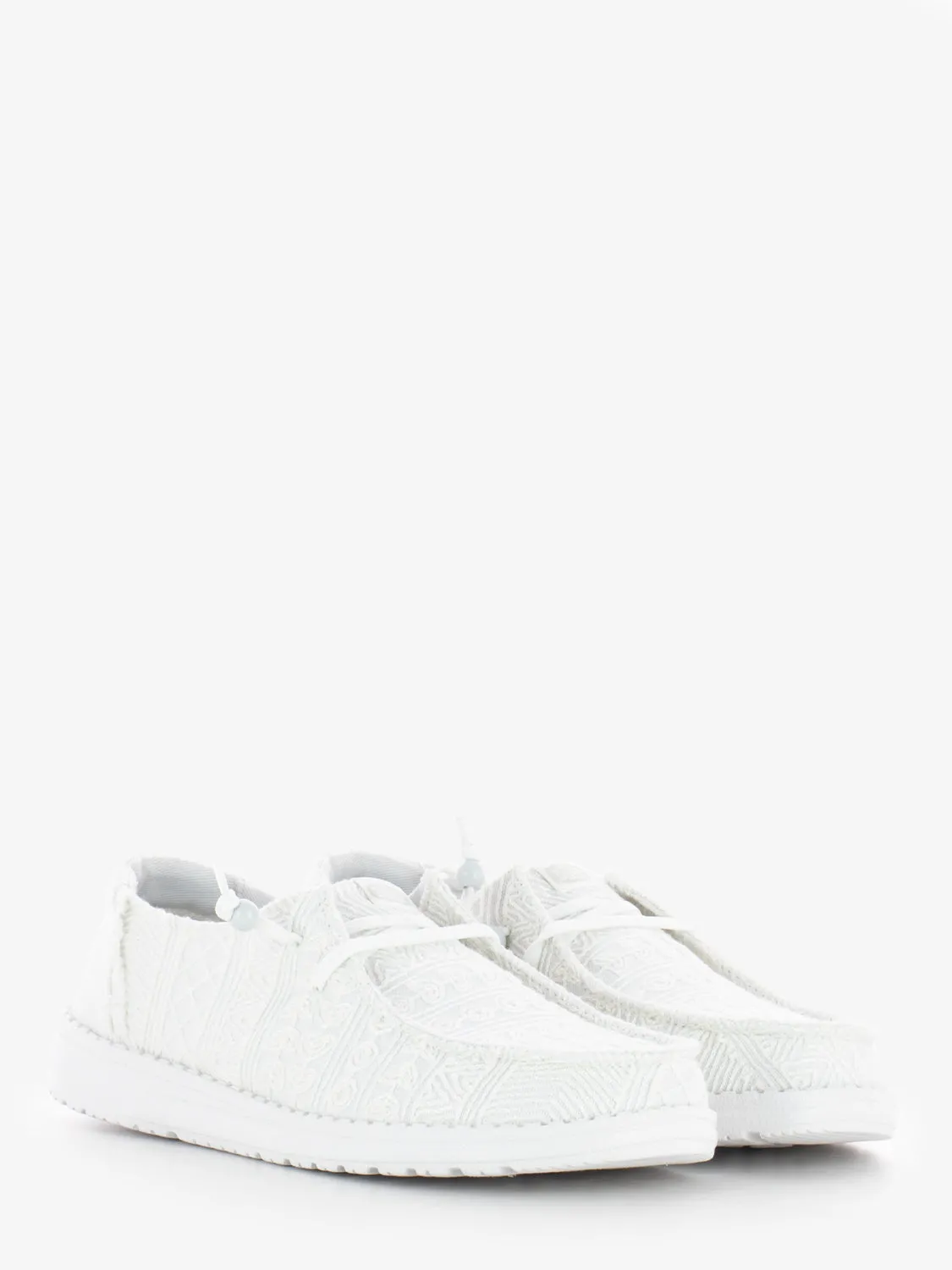 Wendy crochet lace white