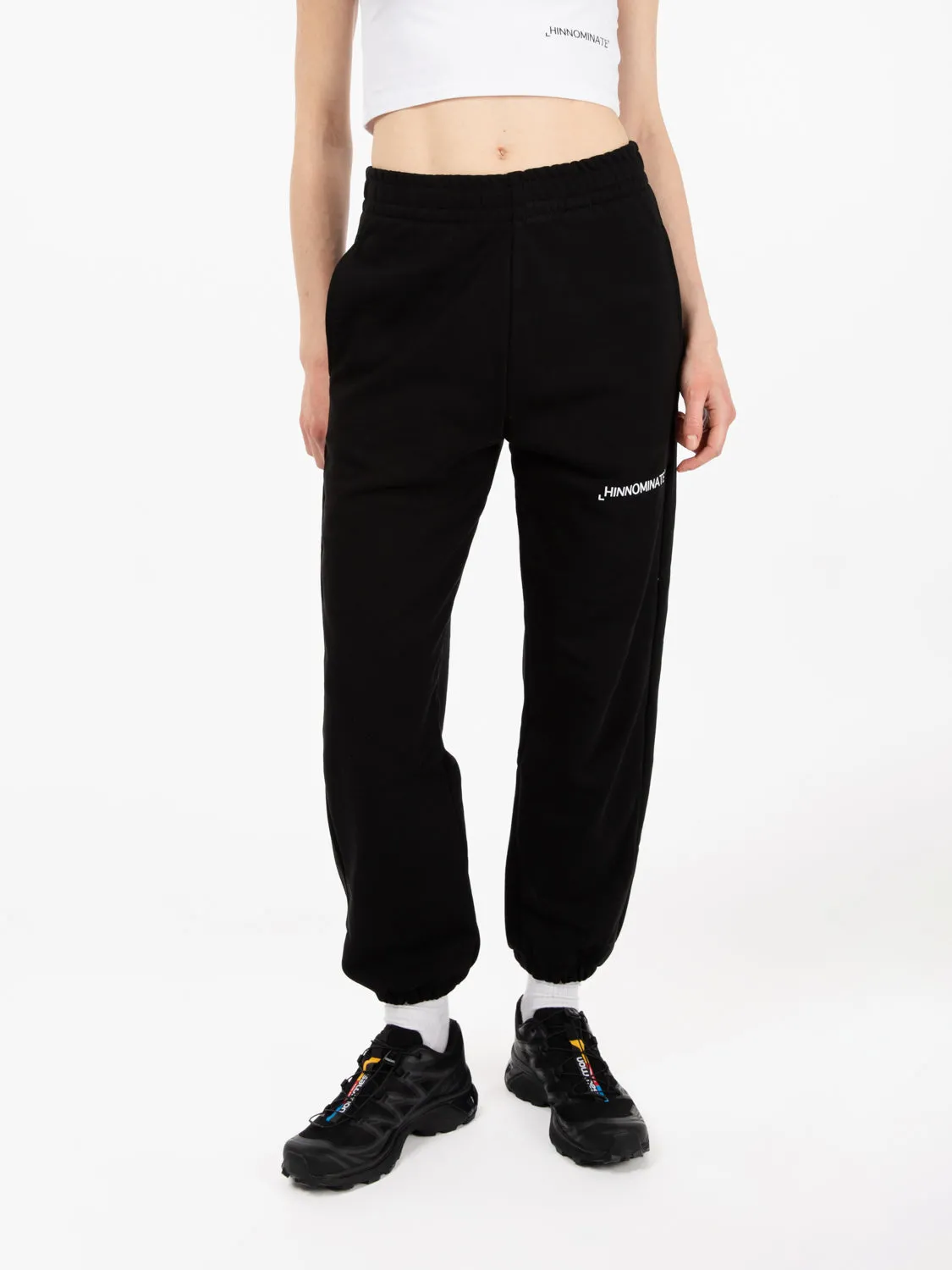 Jogger in felpa nero