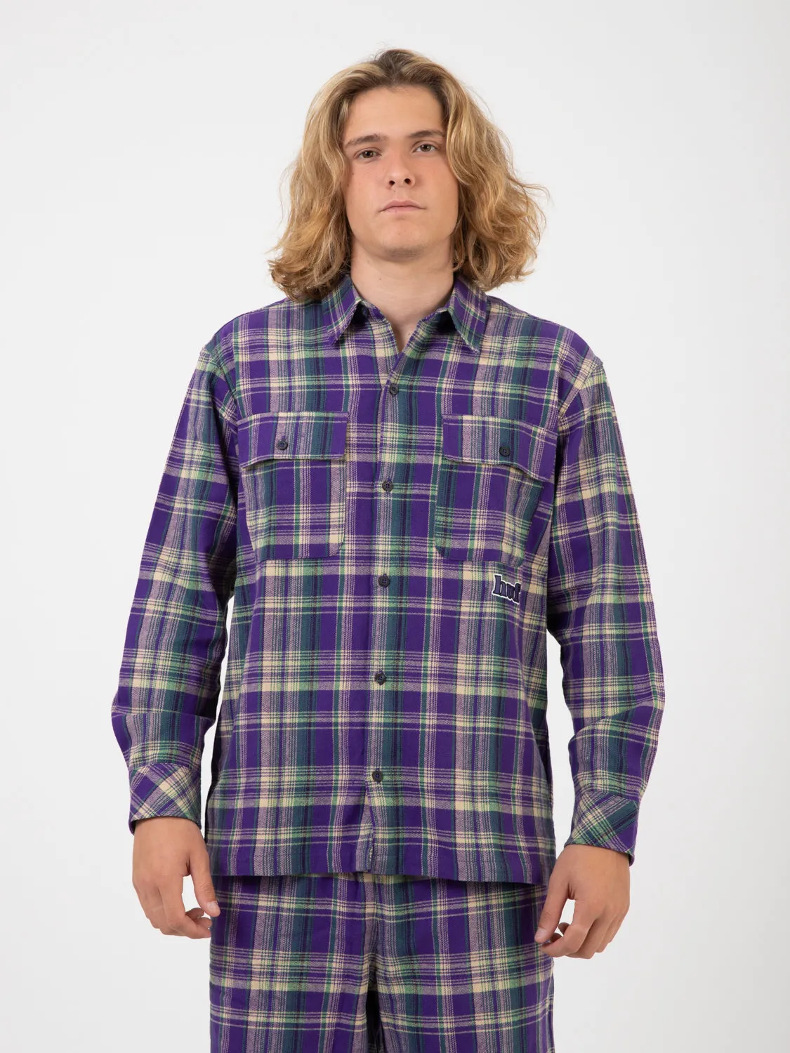 Banks Flannel Shirts purple