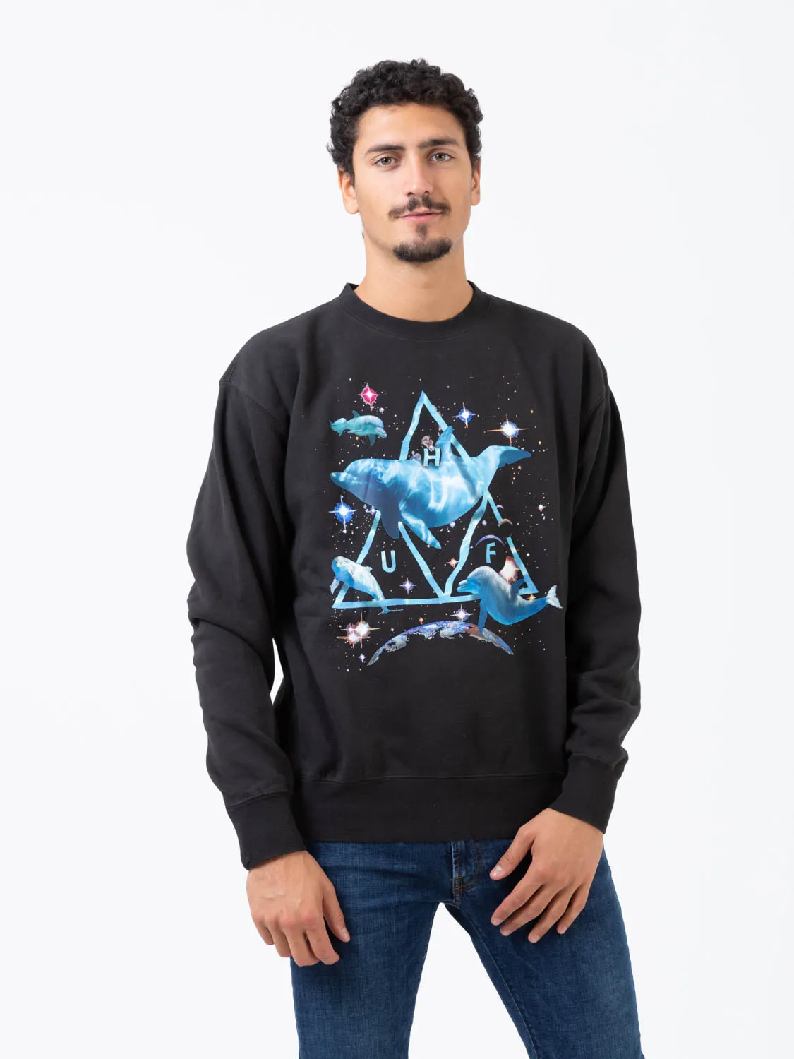 Felpa Space Dolphins black