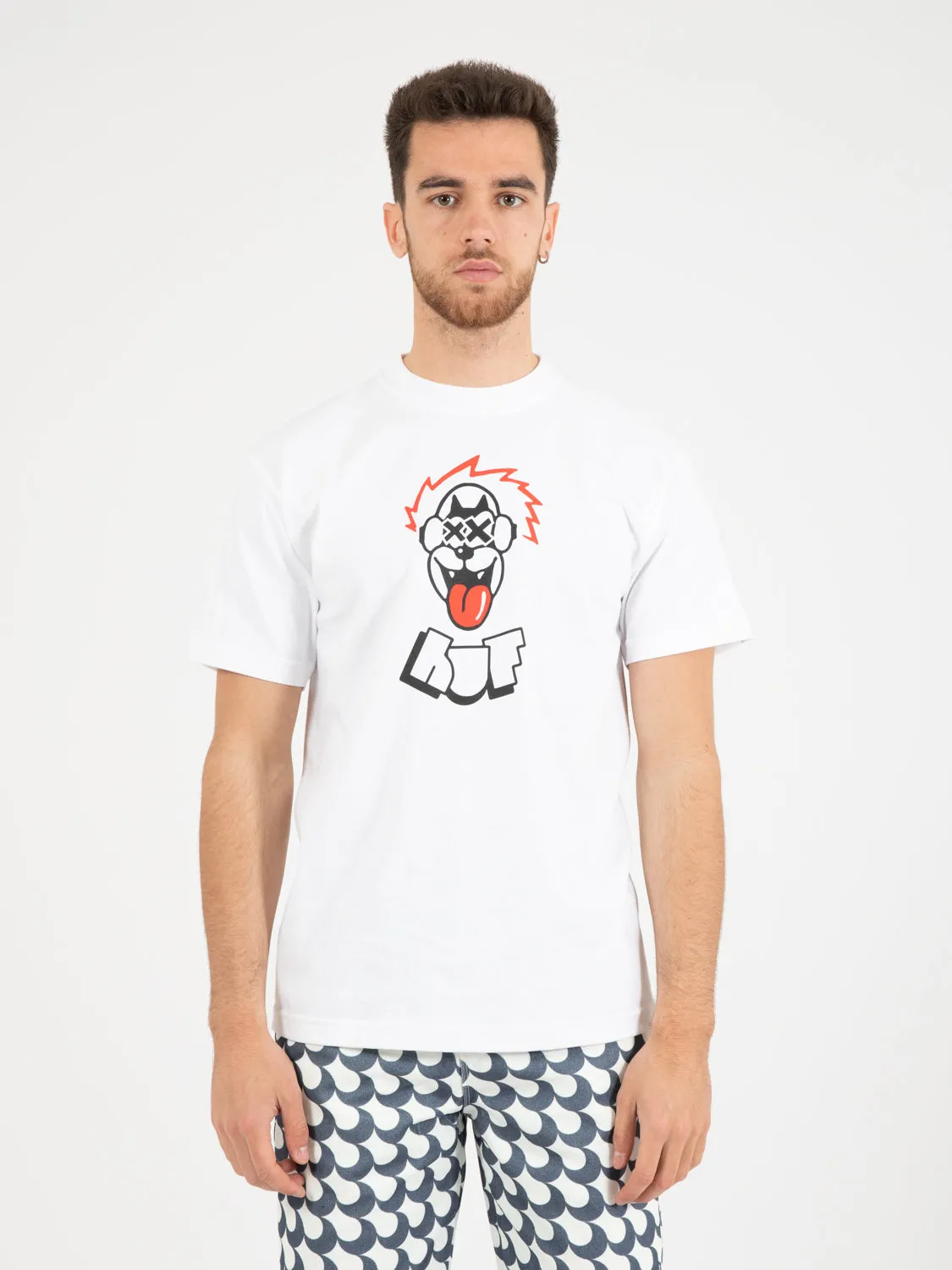 T-shirt party wolf white