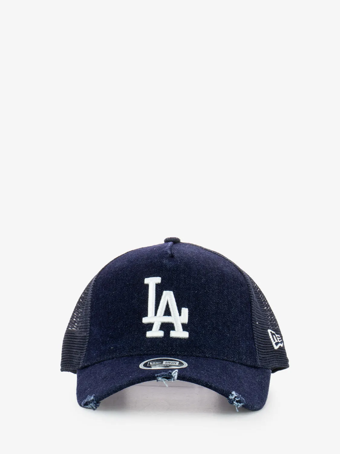 Cappello W trucker denim blu