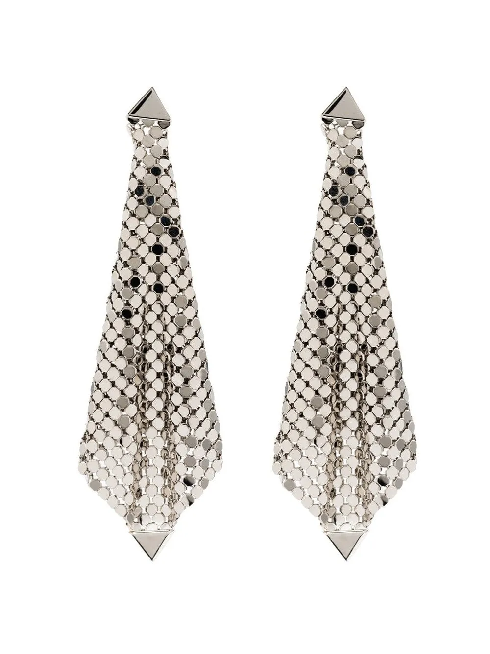 ORECCHINI IN MAGLIA METALLICA