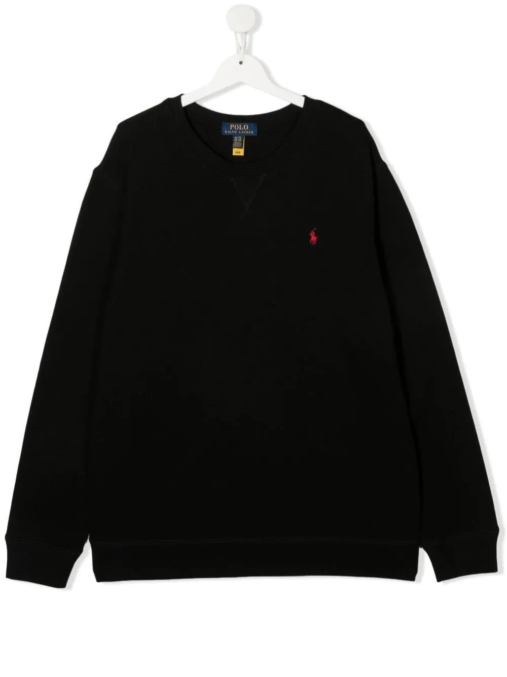 MAGLIA CON MINI LOGO RICAMATO A CONTRASTO