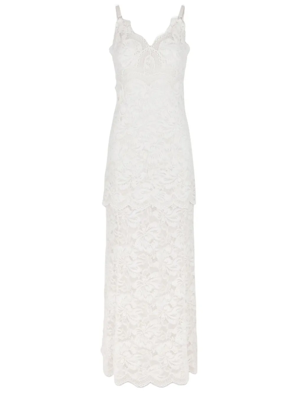 ABITO LUNGO CON RICAMO