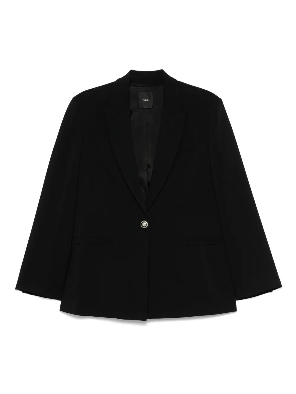 BLAZER MONOPETTO CON BOTTONE GIOIELLO