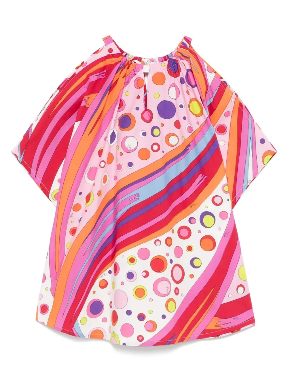 ABITO CAFTANO IN STAMPA FONTANE