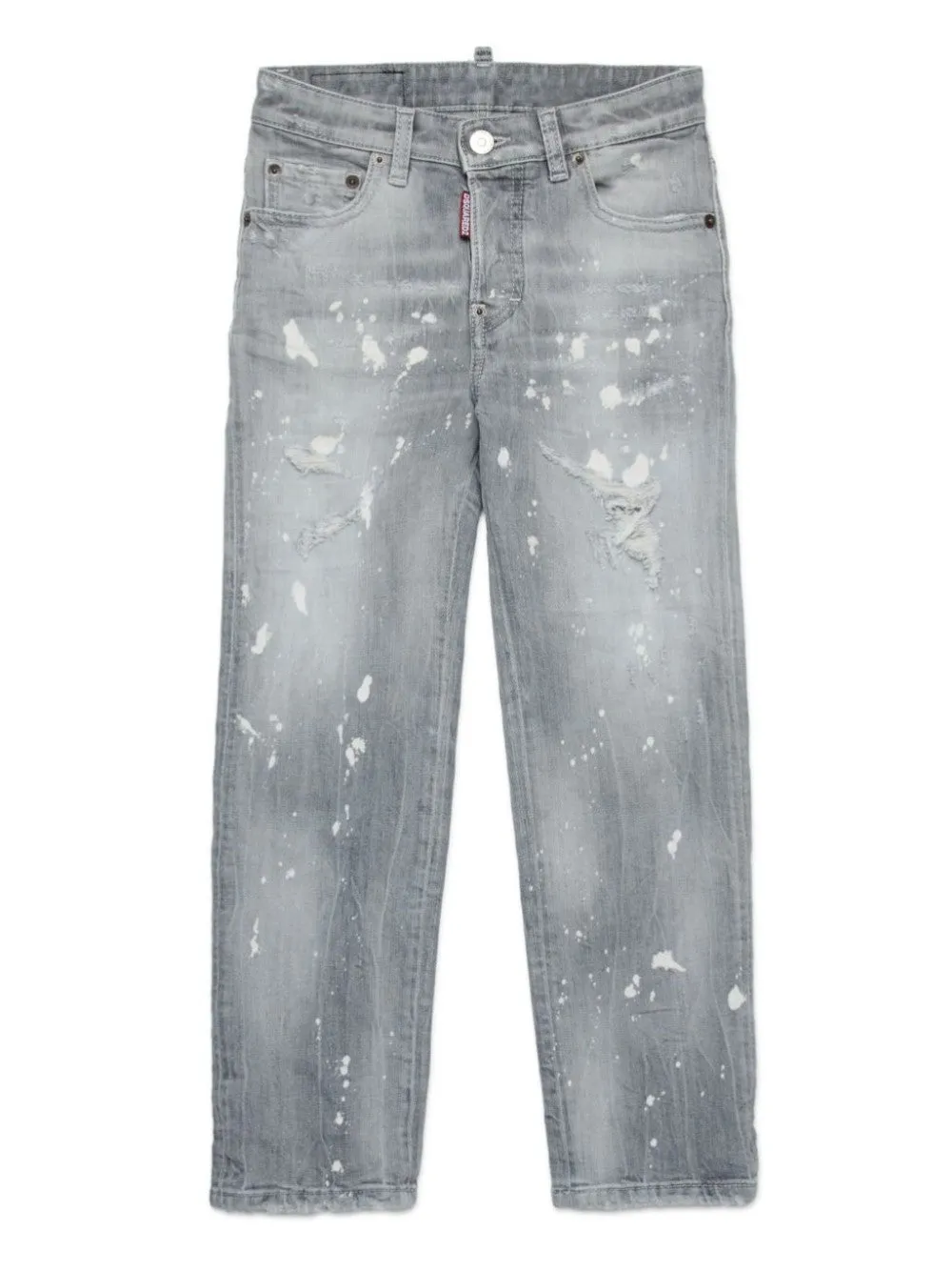 JEANS CON SCHIZZI DI VERNICE