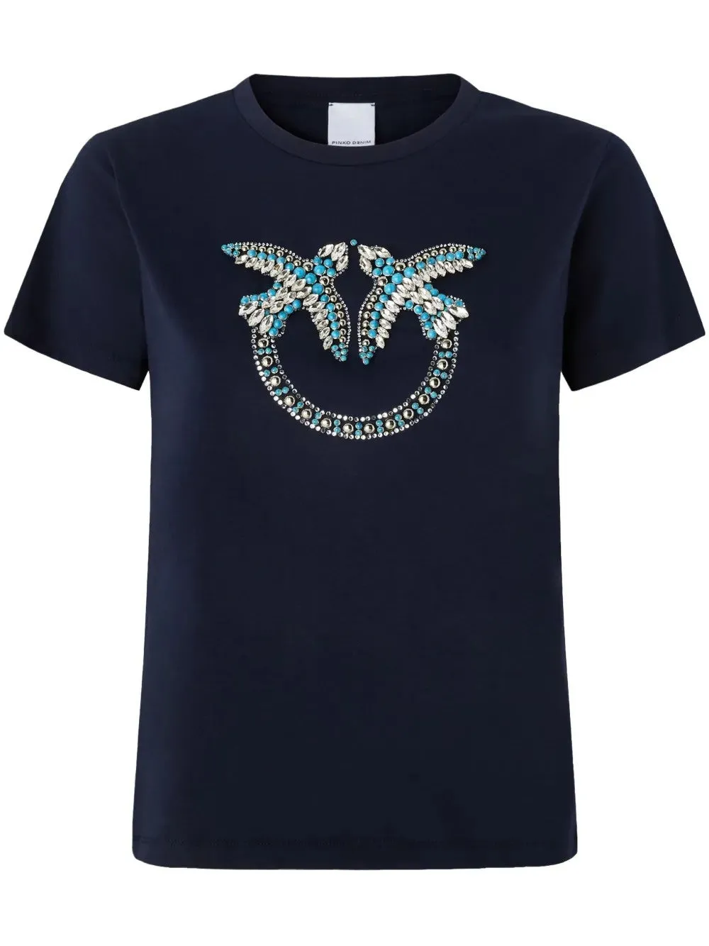 T SHIRT CON LOGO RICAMATO