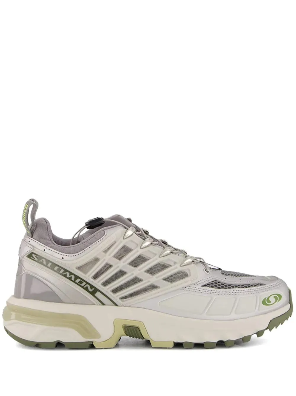 SNEAKERS SHARKSKIN SILVER SHARP GREEN