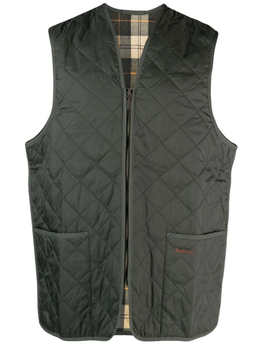 GILET CON FODERA SCOZZESE