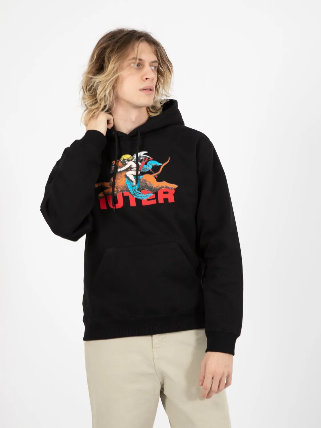 Felpa Hoodie Cupid Black