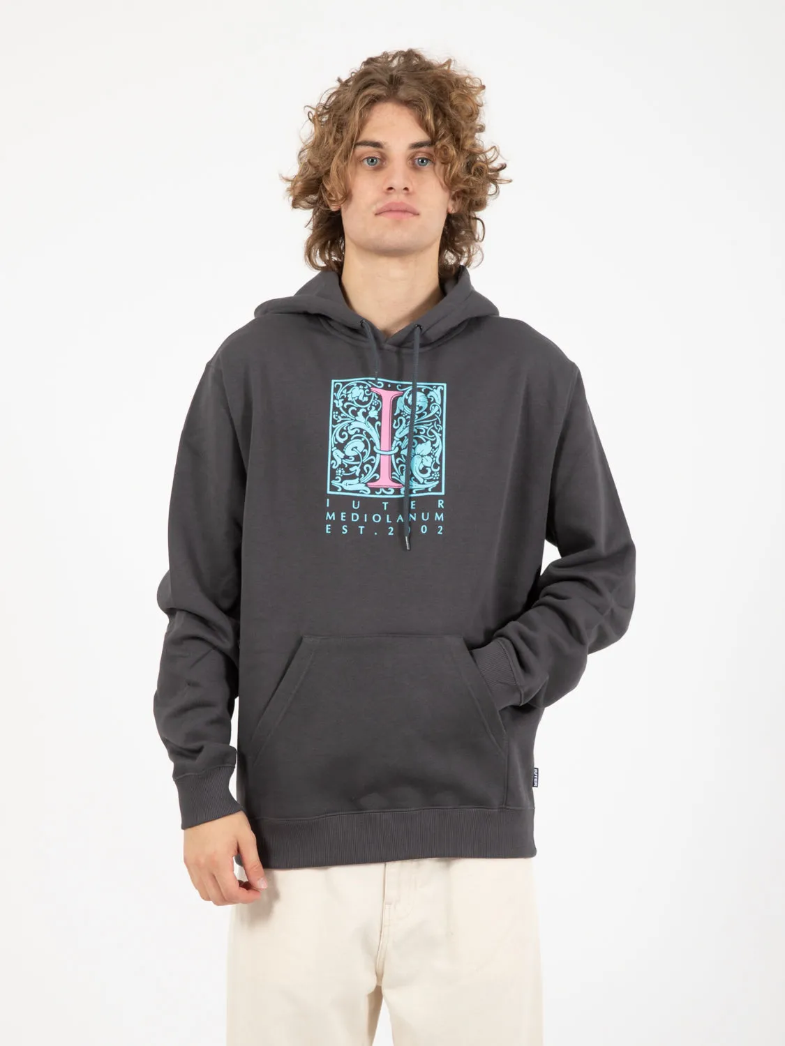 Felpa Mediolanum hoodie asphalt