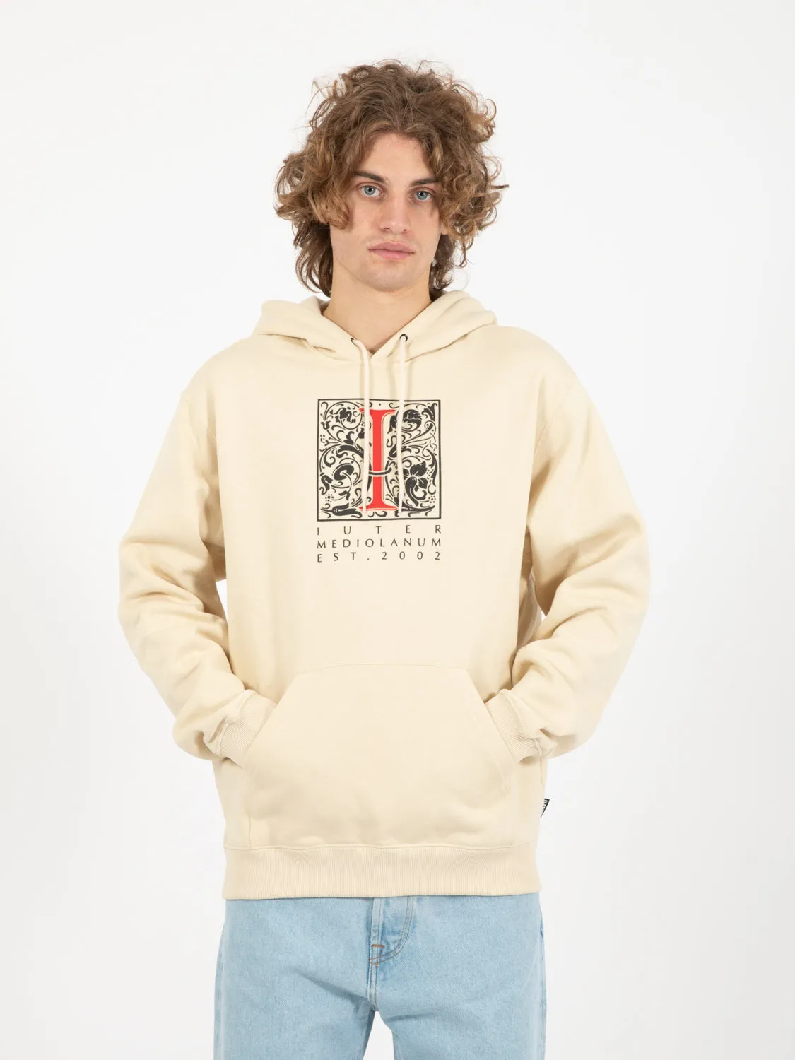 Felpa Mediolanum hoodie cream
