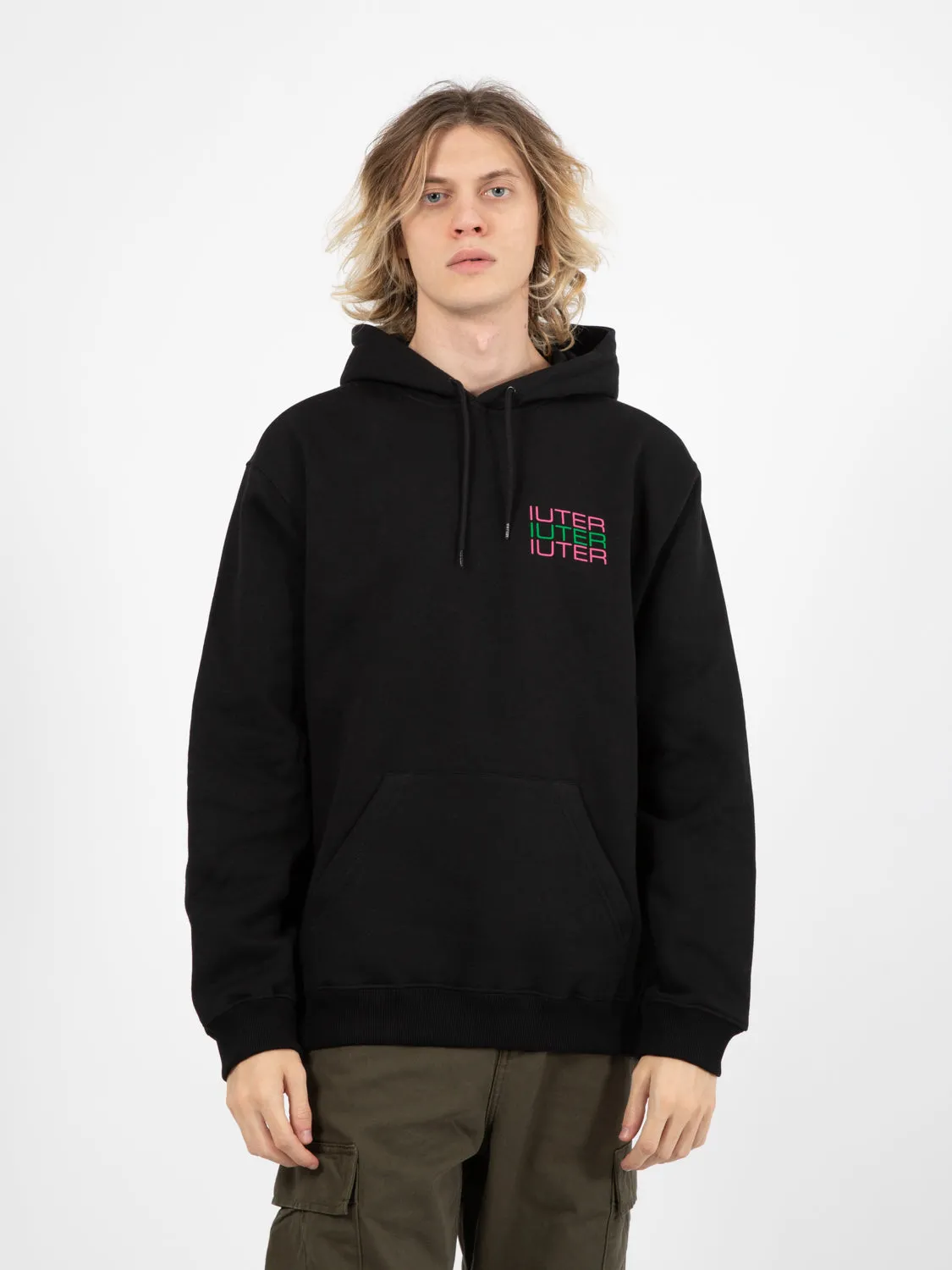 Spine Skulls hoodie black