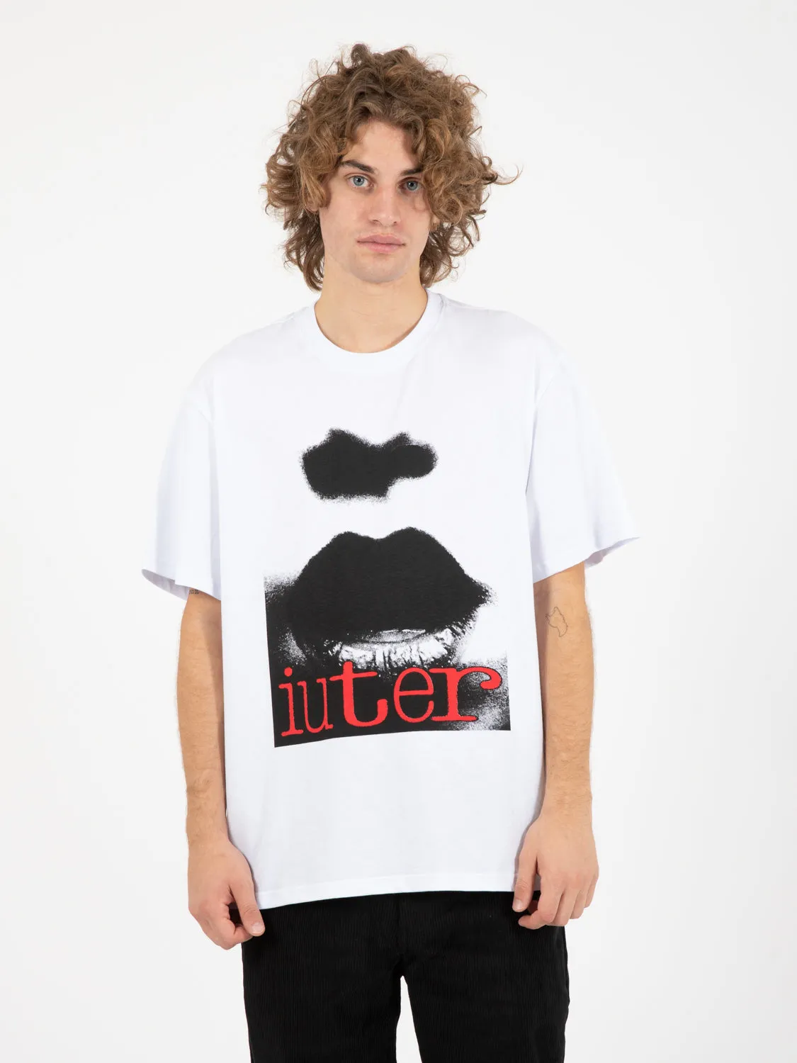 T-shirt Lips white