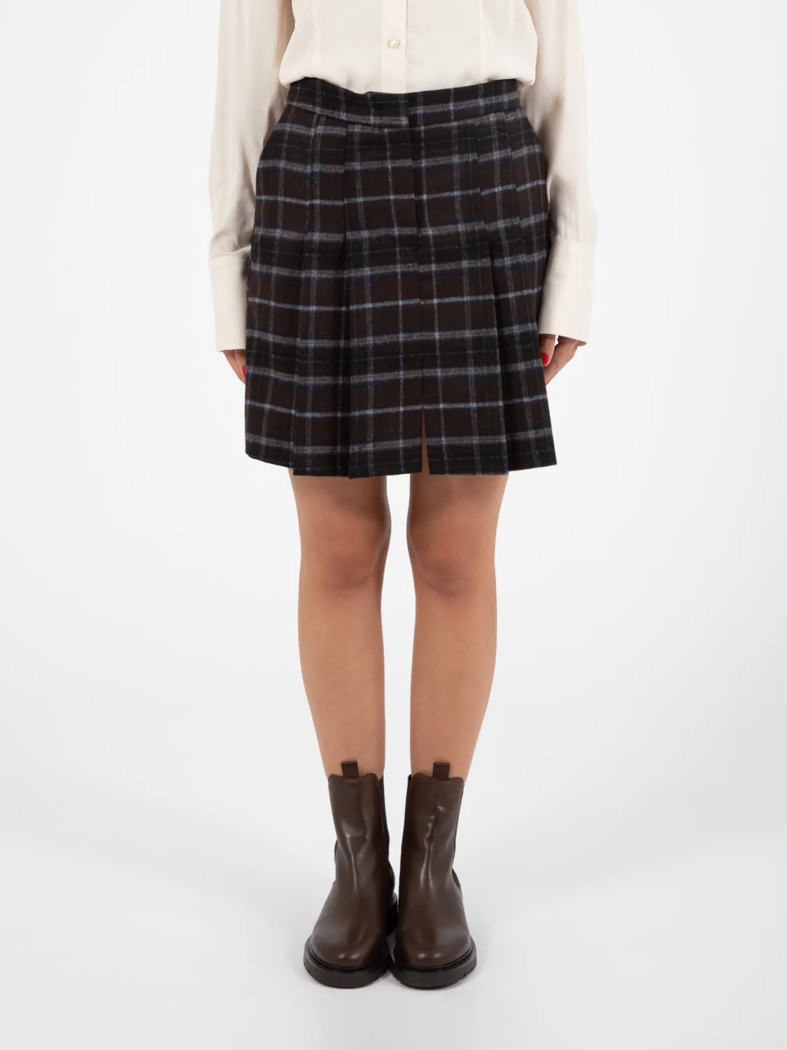 Gonna fantasia check moro / blu