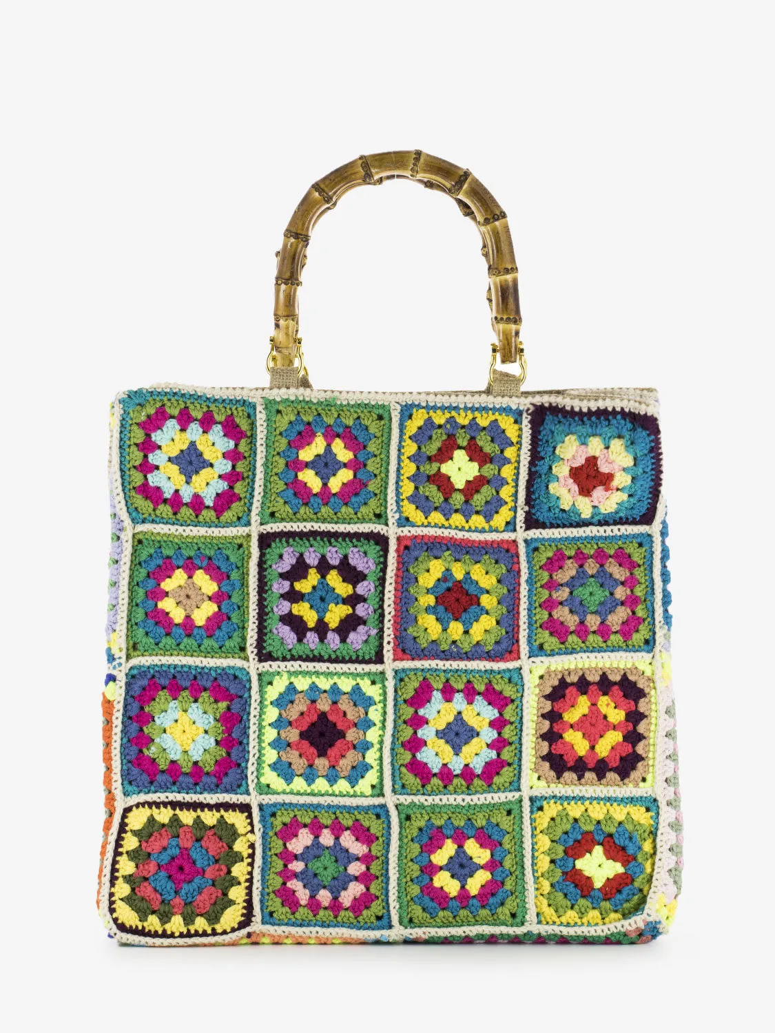 Borsa Xc1 Crochet large beige