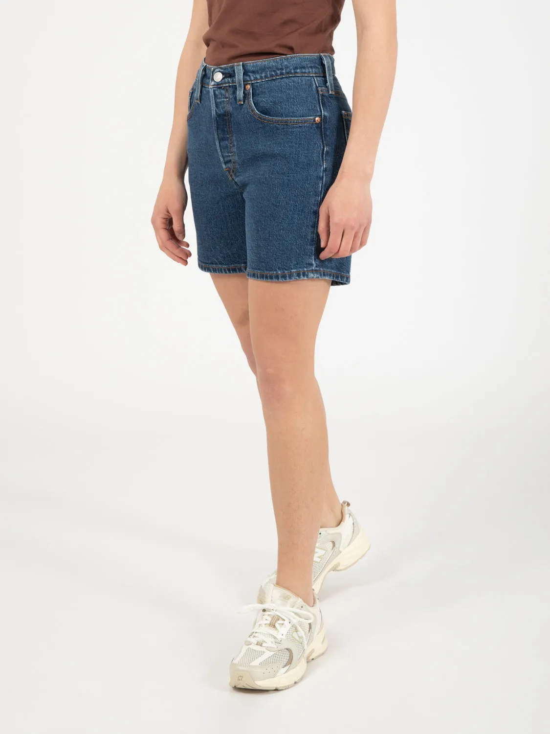 501® Mid Thigh Shorts denim scuro