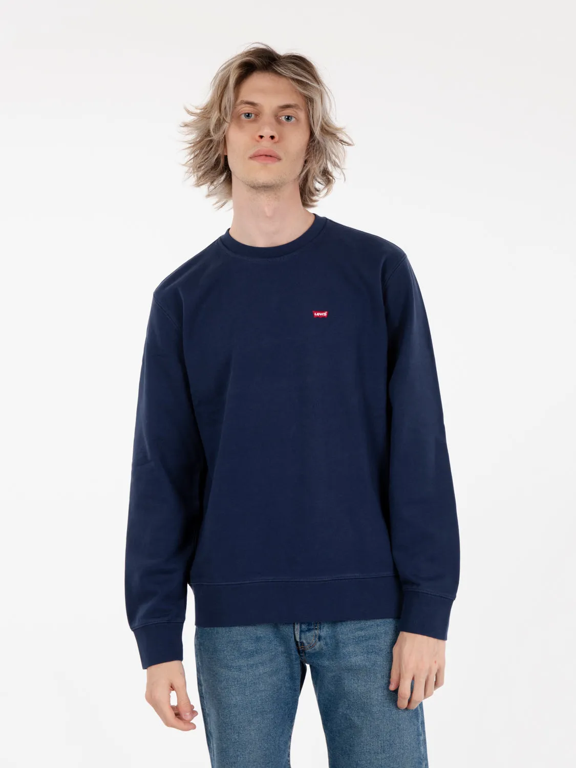 Felpa girocollo Housemark Original Blue - Blu