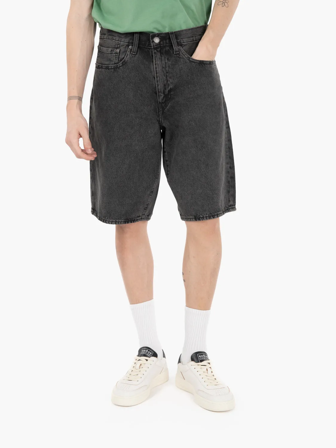 478 baggy shorts overnight bag grey