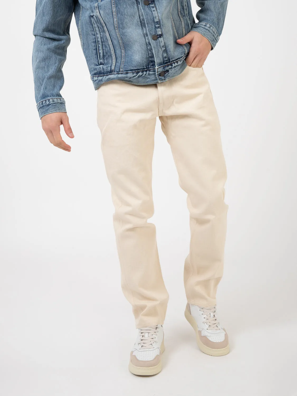 Jeans 1980s 501® White Rigid - Bianco
