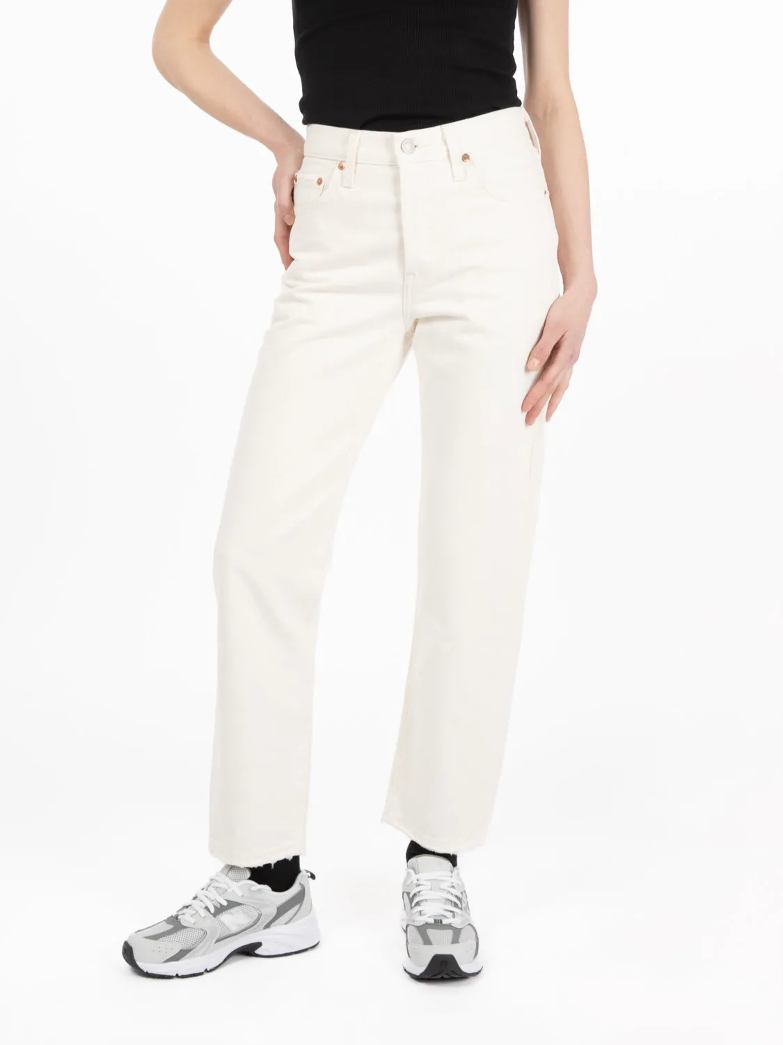 501® Original cropped ecru Booper No Damage