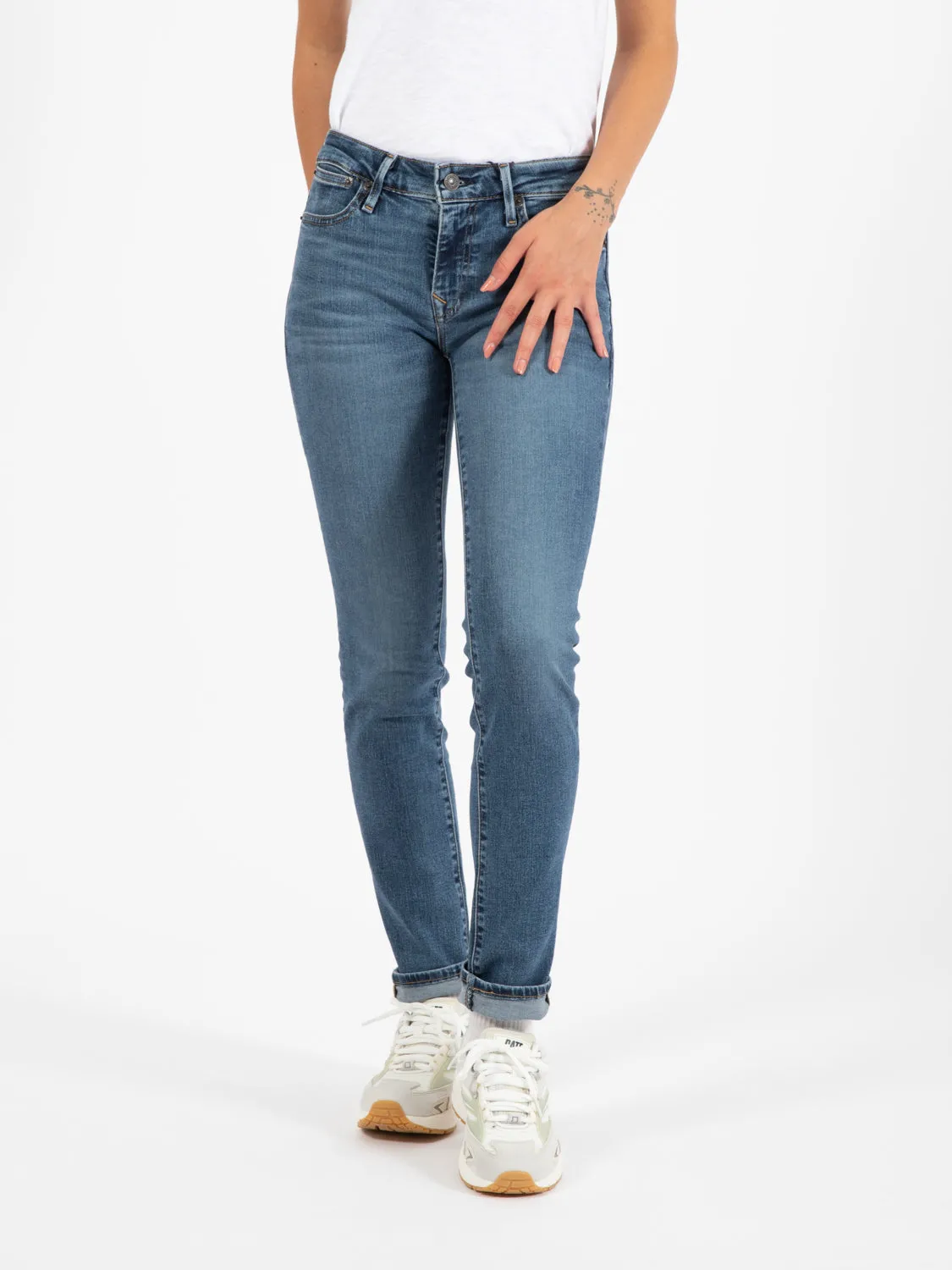 712™ slim welt pocket blue wave mid