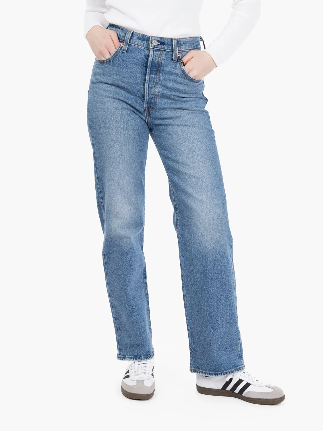 Ribcage straight ankle Dance Around blu