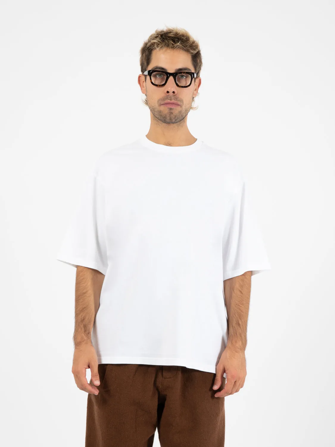 The Half Sleeve Tee Bright white