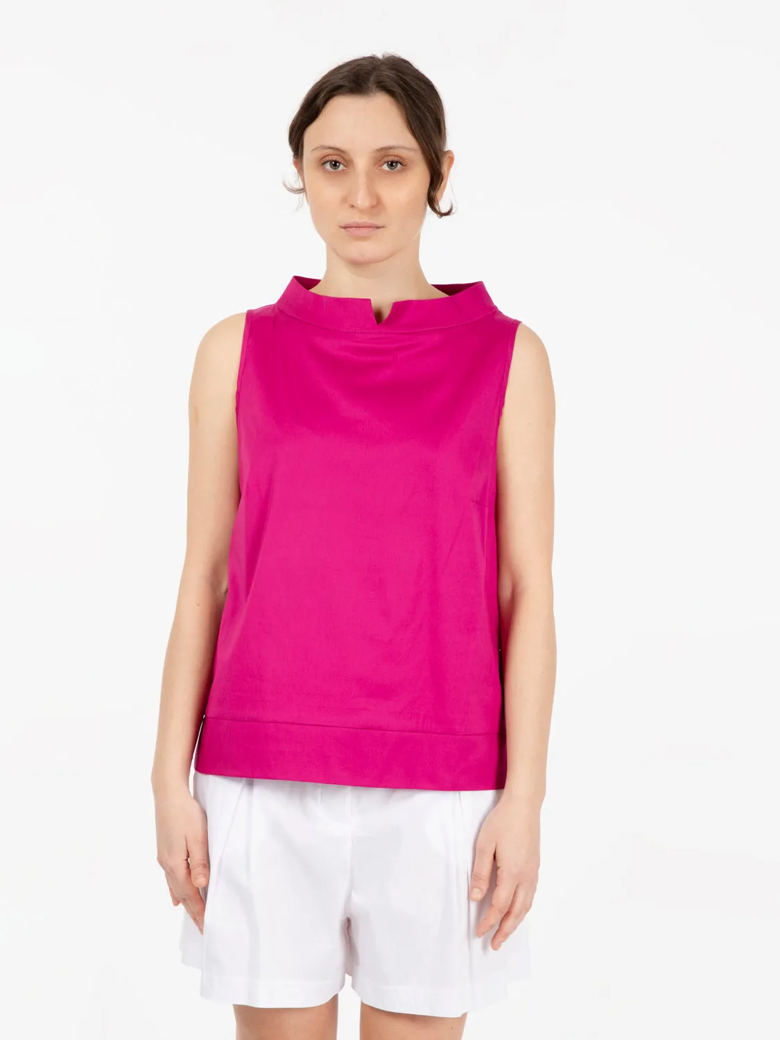 Canotta con collo a cratere orchidea