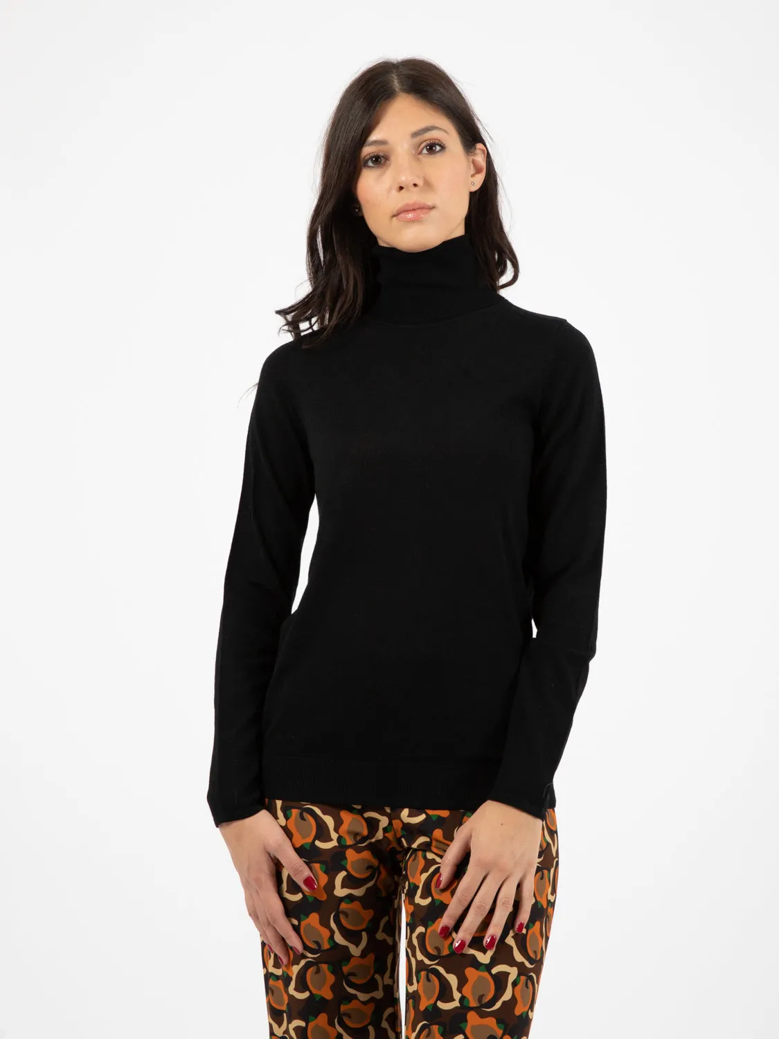 Dolcevita in lana nero