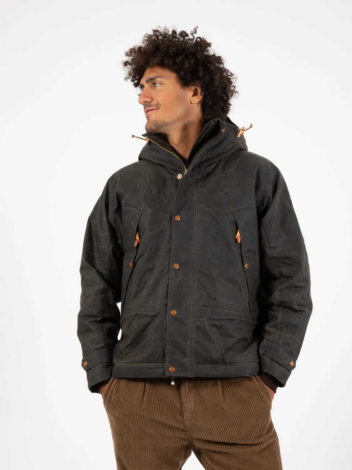 Mountain Jacket waxed chocolate