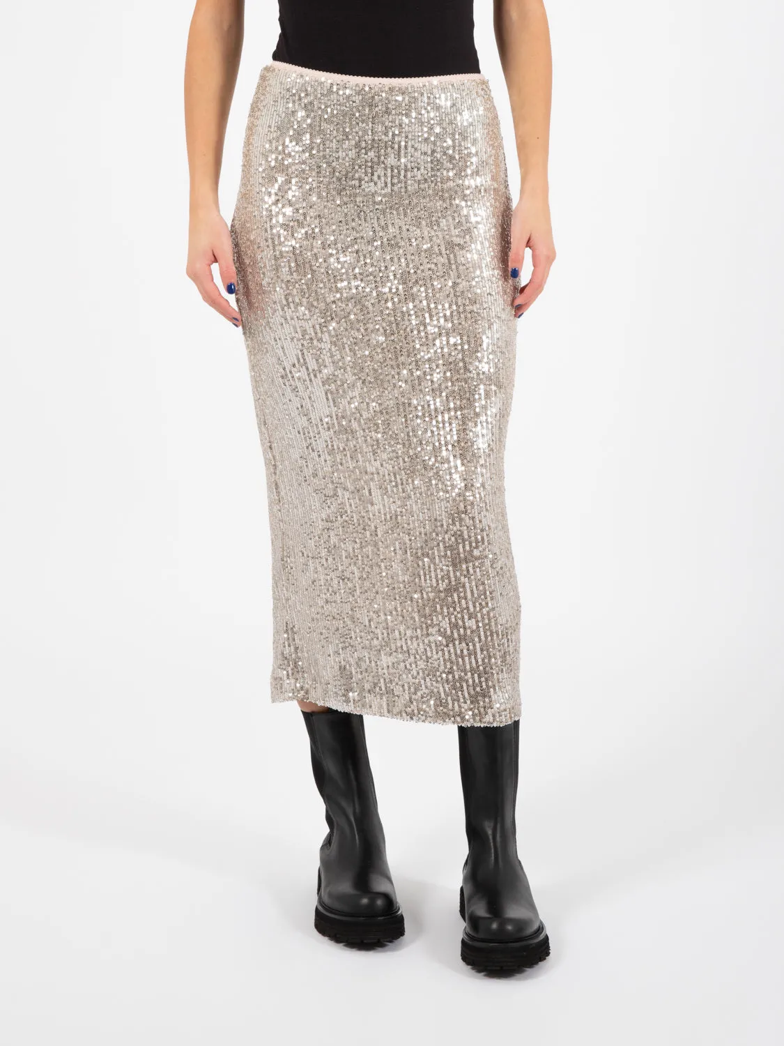 Gonna Paillettes Oro