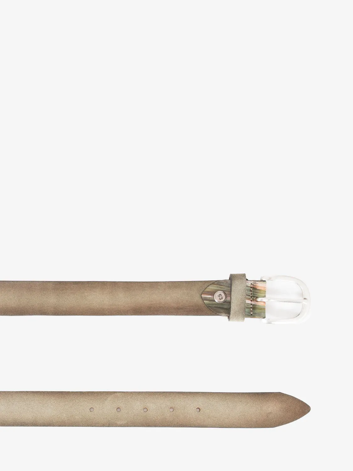 Cintura in suede verde