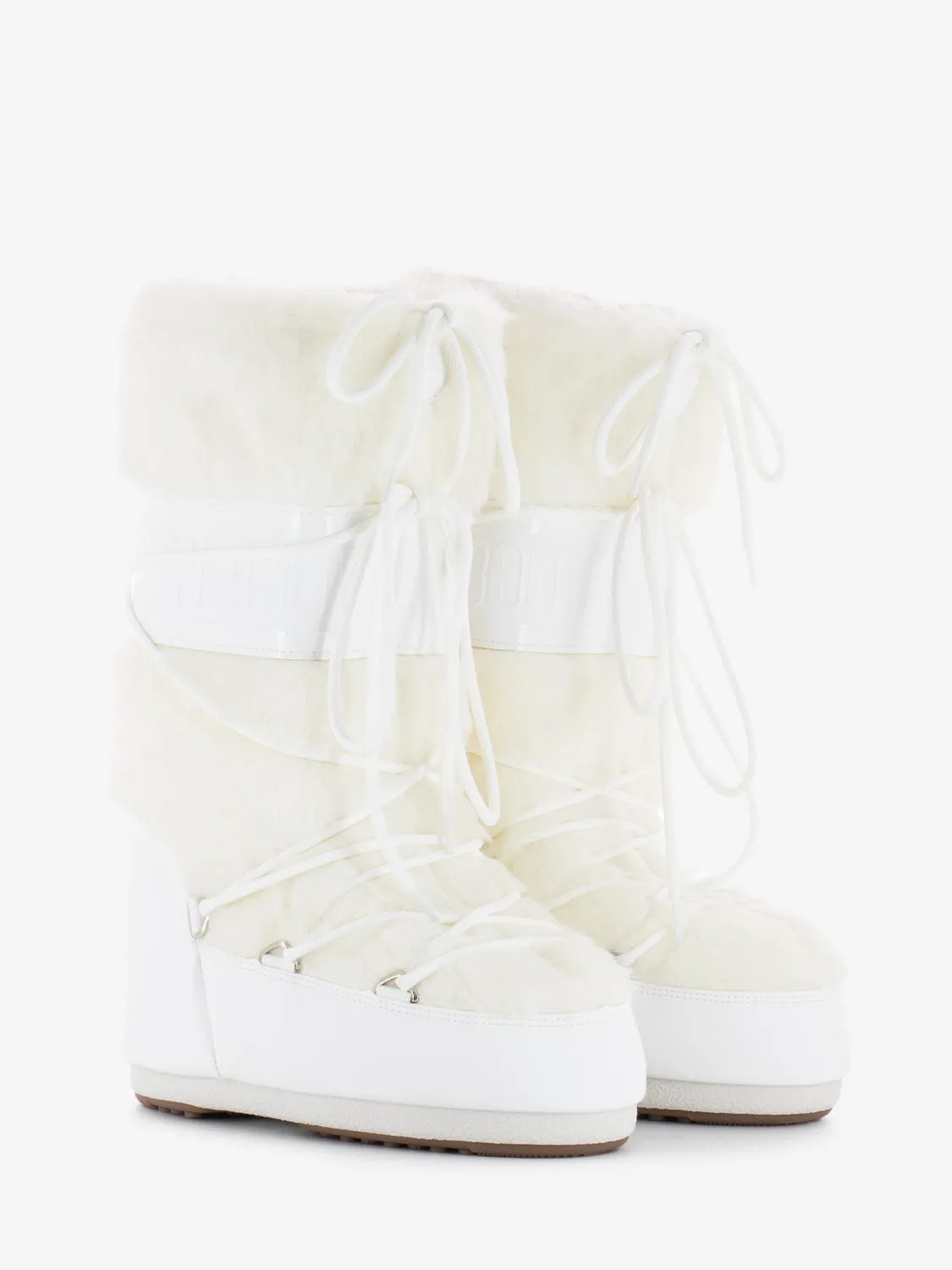 Moon boot Icon faux fur optical