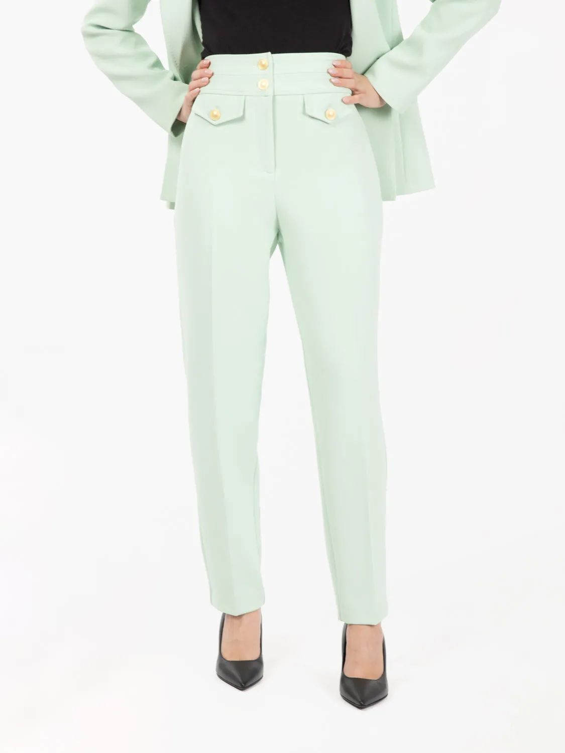 Pantalone a sigaretta cady mint