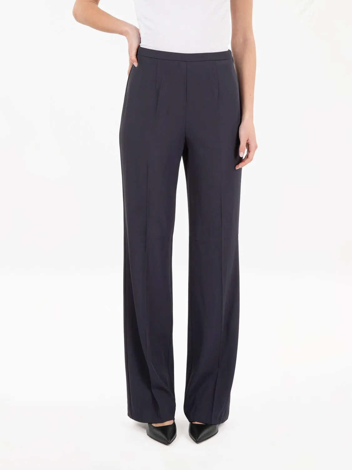 Pantaloni flare Everit blu navy