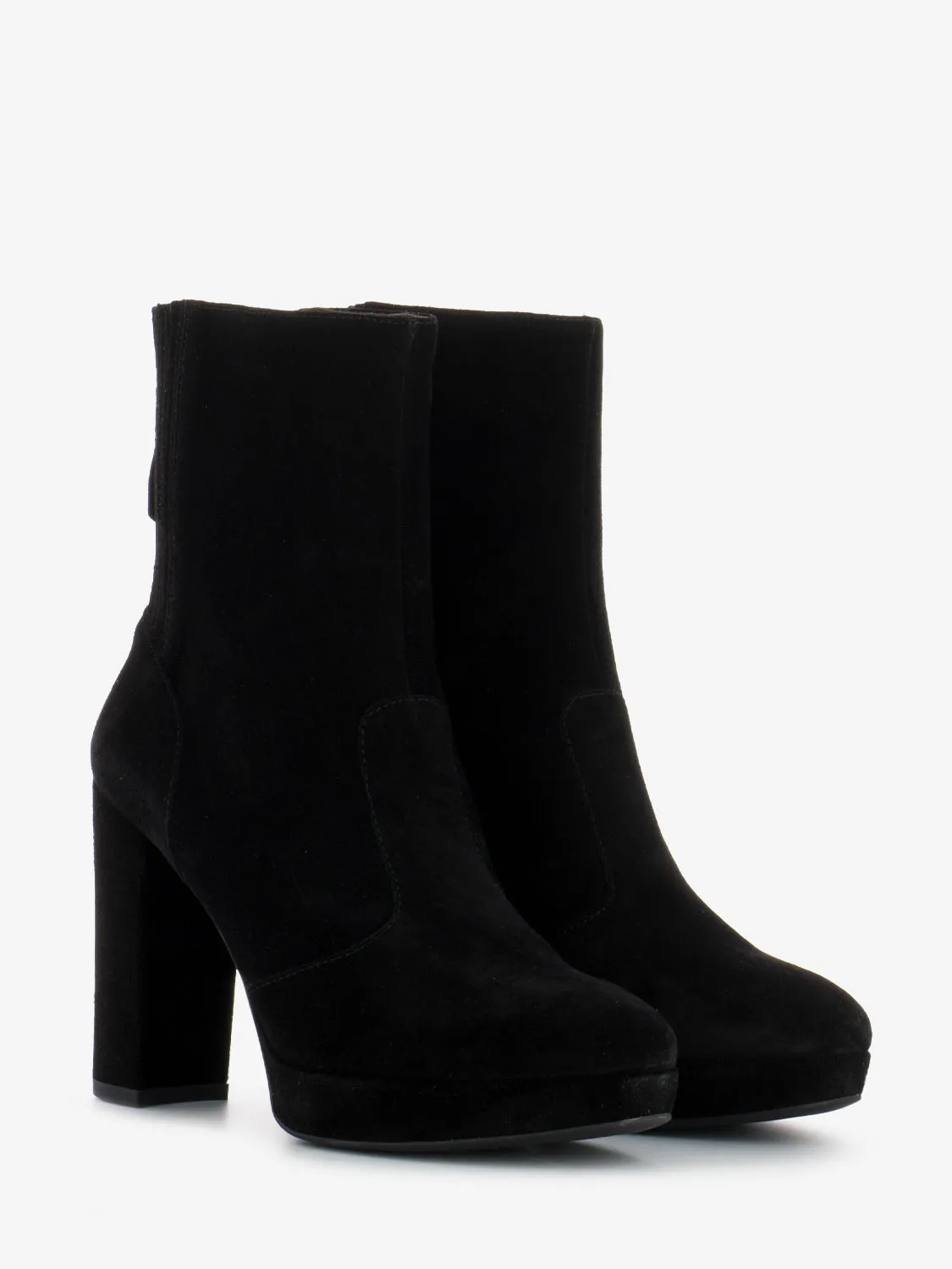 Tronchetto Lucera velour nero