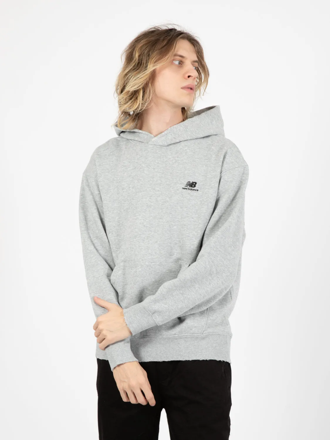 Felpa Hoodie athletic grey