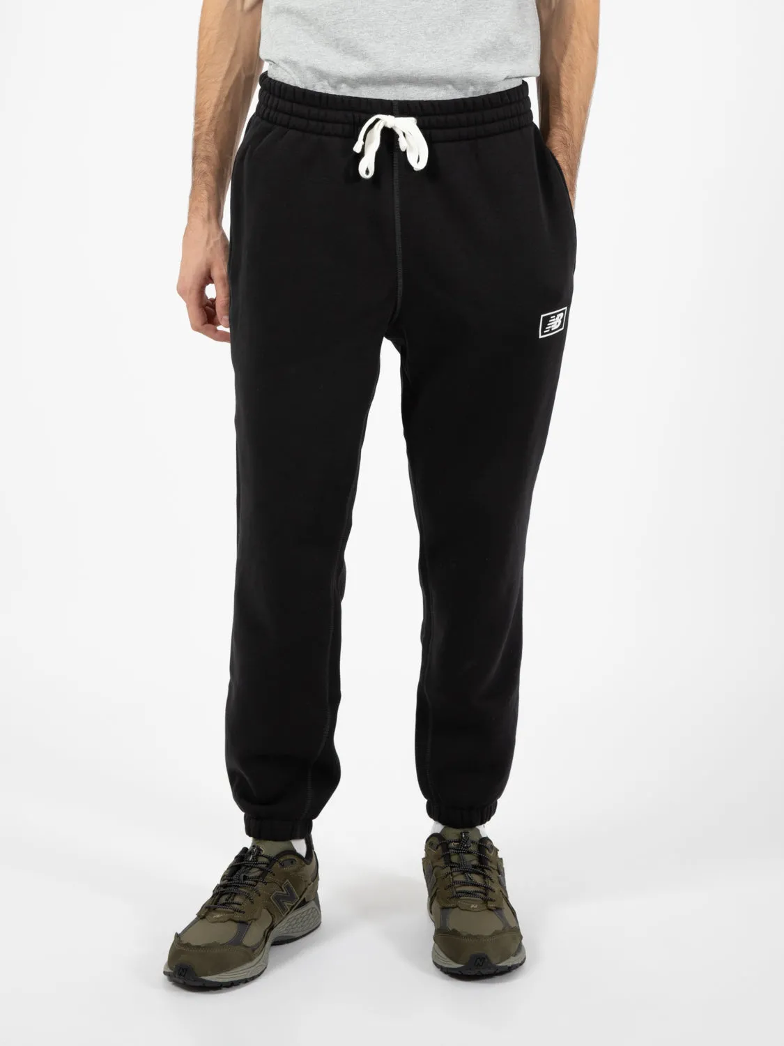 Joggers Essentials brushed back black