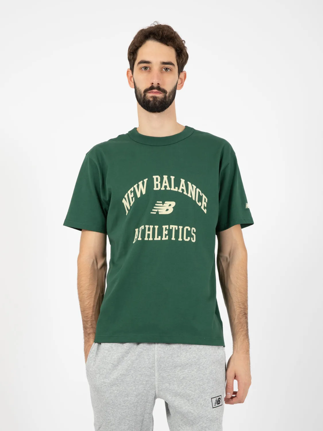 T-shirt Athletics varsity graphic nightwatch green