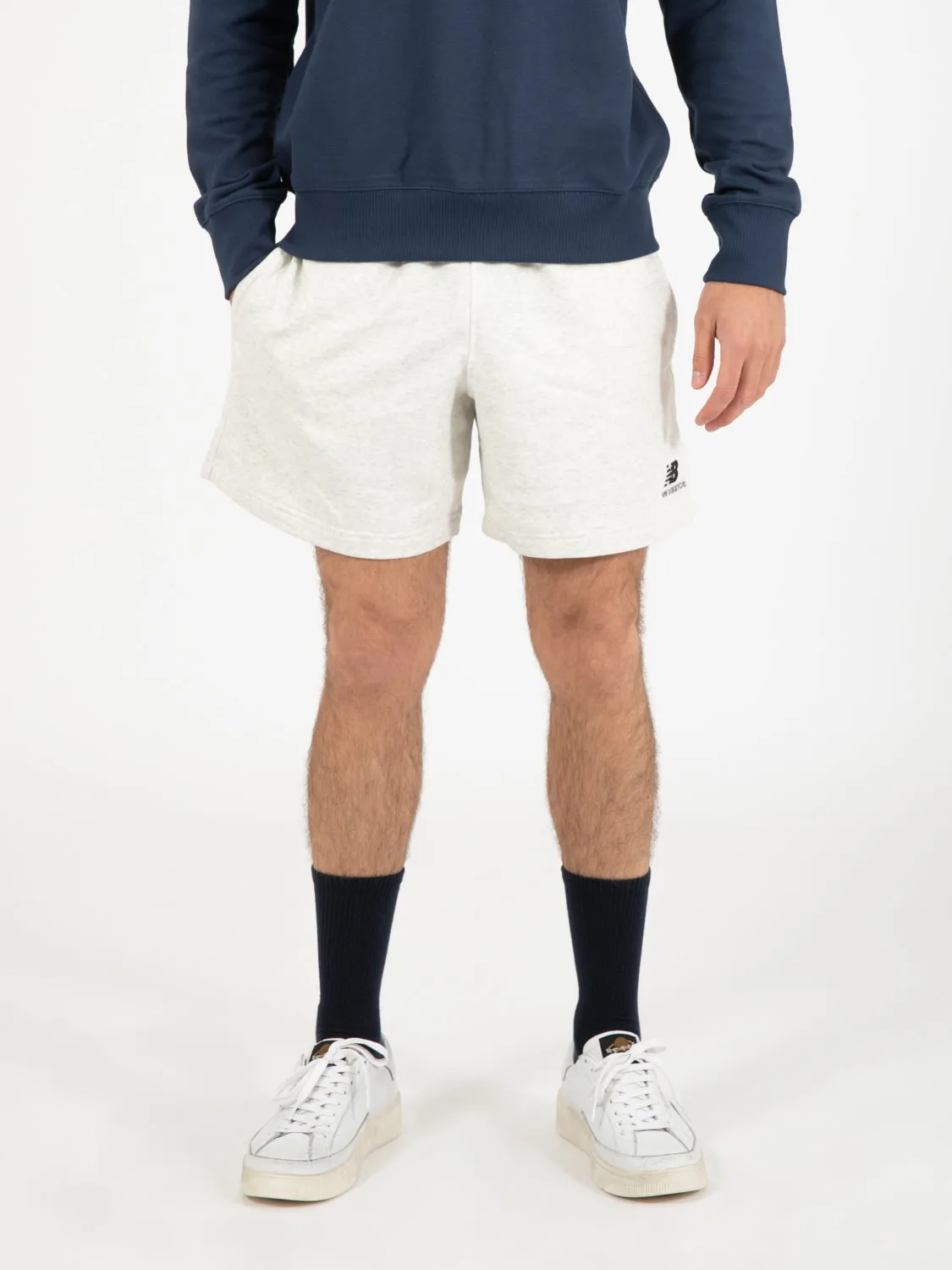 Uni-Ssentials French Terry Shorts sea salt heather