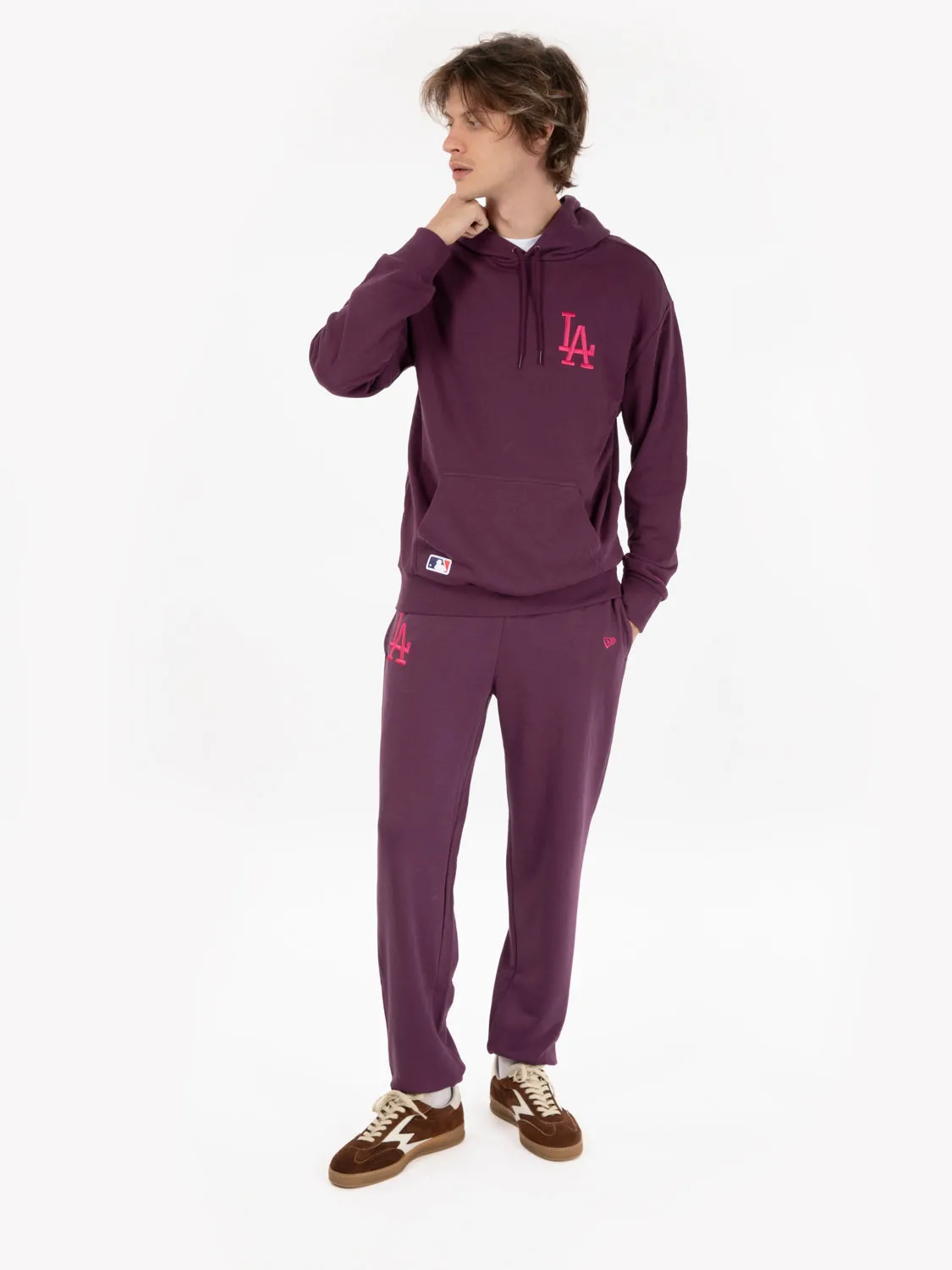Felpa League essentials hoody losdod viola